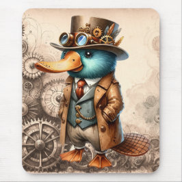Steampunk Platypus Mousepad