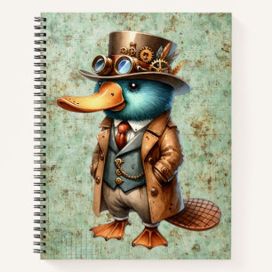 Steampunk Platypus Notizbuch