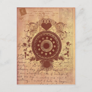 Steampunk Postcard Postkarte