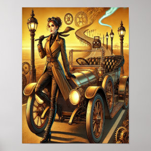 Steampunk Poster 30, Langlaufloipe