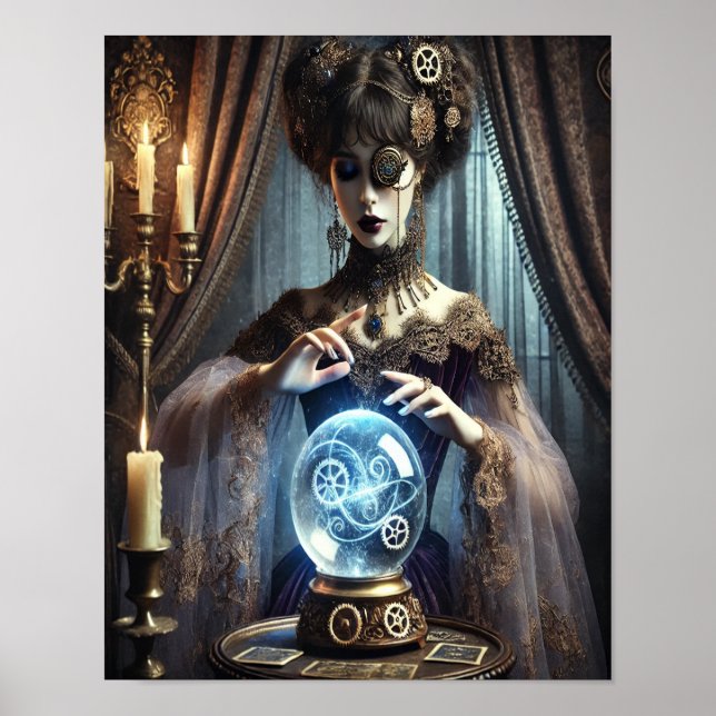 Steampunk Poster 44, The Spirit Medium's Séance (Vorne)