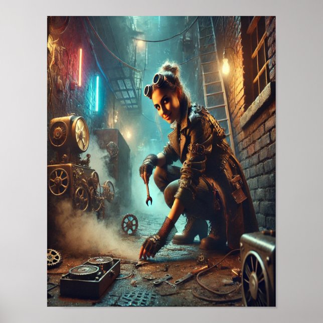 Steampunk Poster 55 The Streetwise Tinkerer (Vorne)