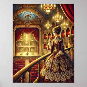 Steampunk Poster 6, Mechanischer Opernpatron