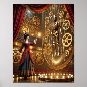 Steampunk Poster 72 Der Automaton Illusionist