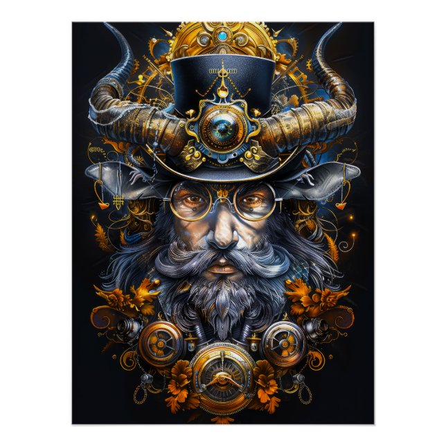 Steampunk Poster Design (Vorderseite)