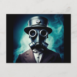 Steampunk-Postkarte Postkarte