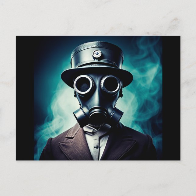 Steampunk-Postkarte Postkarte (Vorderseite)