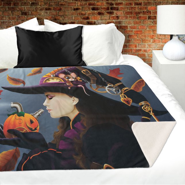 Steampunk Pumpkin Hexe Sherpadecke (Von Creator hochgeladen)