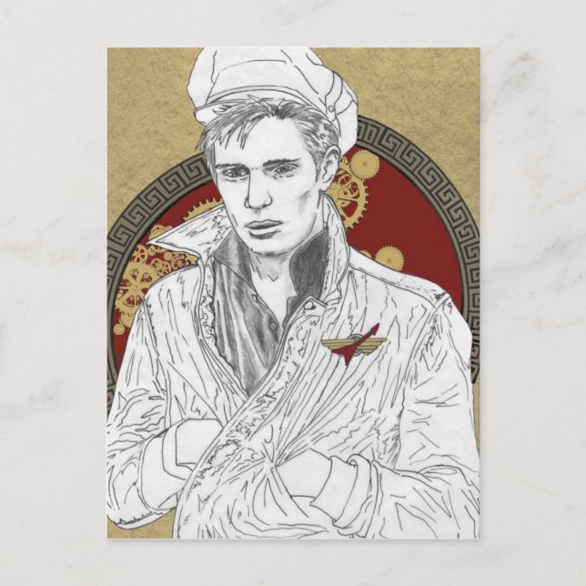 Steampunk Punk Postkarte (Vorderseite)