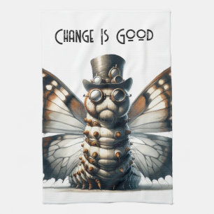 Steampunk-Raupe Geschirrtuch