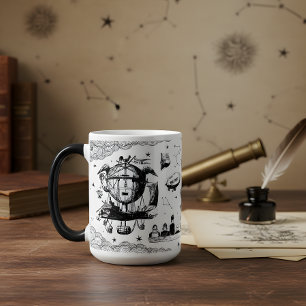 Steampunk-Reisemug Verwandlungstasse