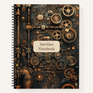 Steampunk Retro Notizbuch