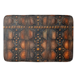 Steampunk Riveted Metal Bath Mat Badematte