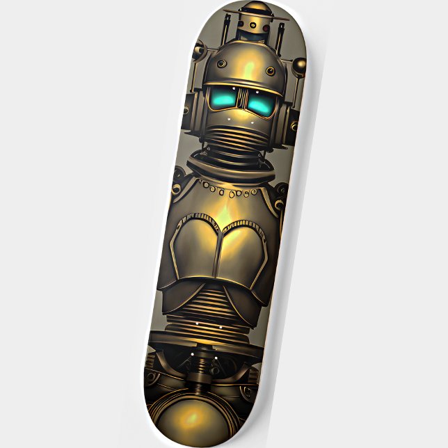 Steampunk Robot Knight Skateboard (Von Creator hochgeladen)