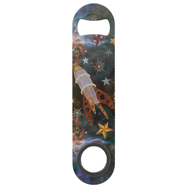 Steampunk Rocket Speedflaschenöffner (Rückseite)