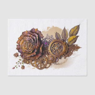 Steampunk Rose Art für Entdeckungen Seidenpapier
