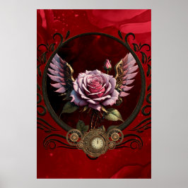 Steampunk-Rose Poster