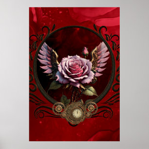 Steampunk-Rose Poster
