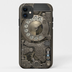 Steampunk Rotary Metal Dial Phone. Case-Mate iPhone Hülle