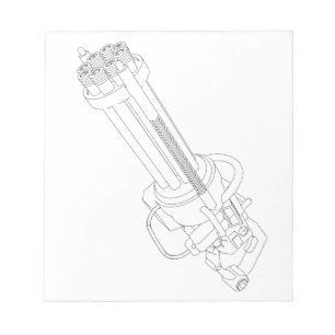 Steampunk Rotation Gun Notizblock