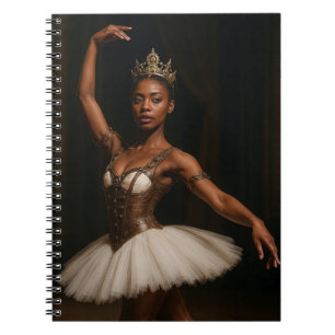 Steampunk Royal Ballerina Elegante Fantasie Notizblock