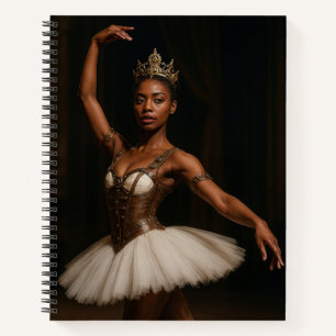 Steampunk Royal Ballerina Elegante Fantasie Notizbuch
