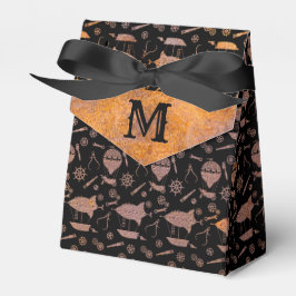 Steampunk-Rusty-Airships Custom Monogram Geschenkschachtel