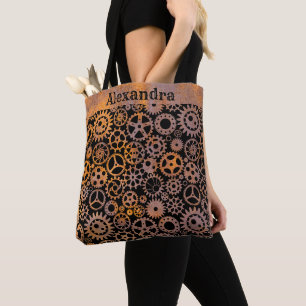 Steampunk Rusty Gears Individuelle Name