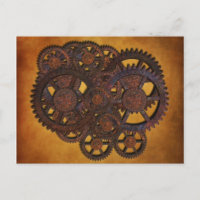 Steampunk Rusty Gears