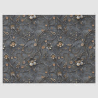 Steampunk-Rusty-Metal-Blume für Decoupage