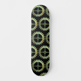 Steampunk Rusty Uhrwerk Gears Skateboard