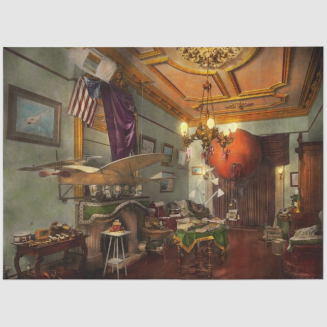 Steampunk - Saal der Wunder 1908 Seidenpapier (Vorderseite)