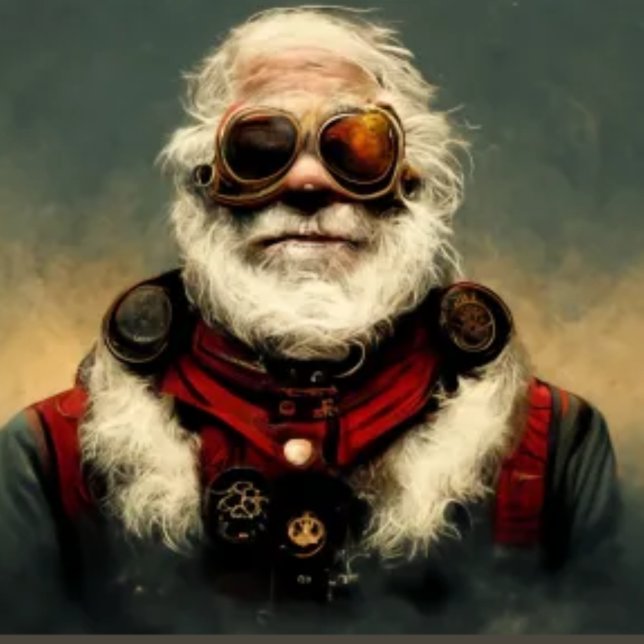 Steampunk Santa Tissue Paper Seidenpapier (Von Creator hochgeladen)