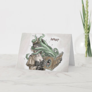 Steampunk Schatz-Karte Feiertagskarte