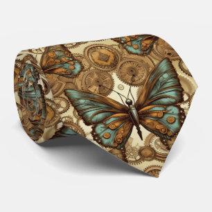 Steampunk-Schmetterlingskrawatte - Herren-Krawatte Krawatte