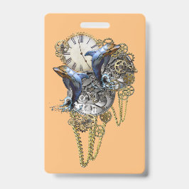 Steampunk-Schmuck, Uhrwerk Baby Bodysuit Ausweis