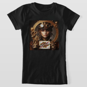 Steampunk, Schöne Königin von Diamanten T-Shirt
