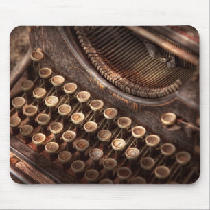 Steampunk - Schreibmaschine - auch tuckered zur Mousepad