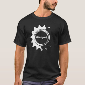 Steampunk Schwarzes T-Shirt