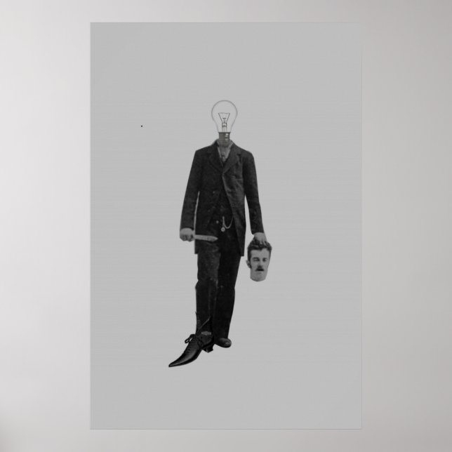 Steampunk Science Fiction Robot Cyborg Murder Poster (Vorne)