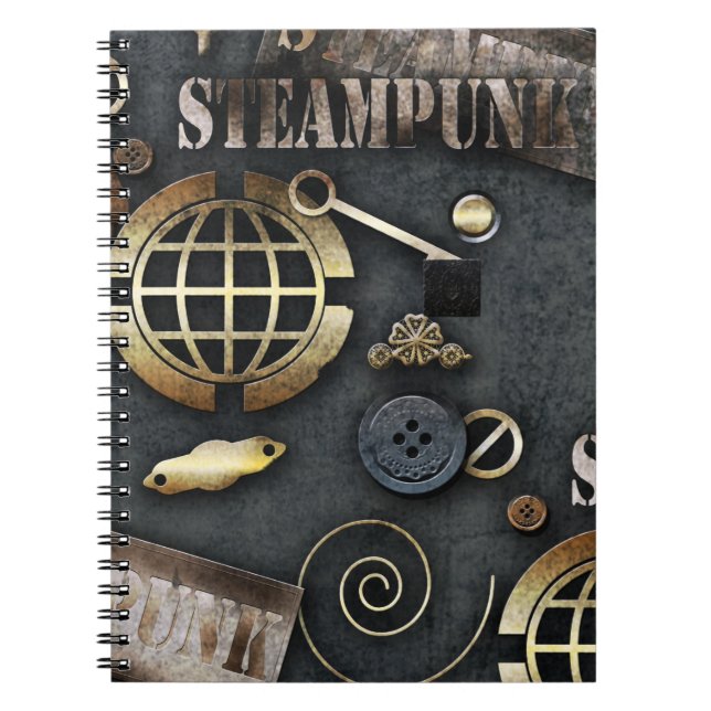 Steampunk, Scrapbooking Notizblock (Vorderseite)