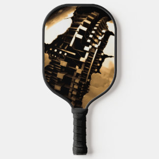 Steampunk Sculpture Pickleball Schläger