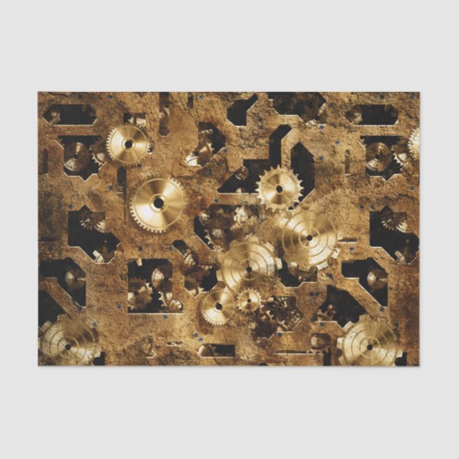 Steampunk Seidenpapier (Vorderseite)