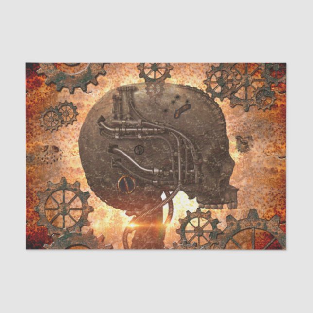 Steampunk Seidenpapier (Vorderseite)