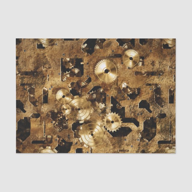 Steampunk Seidenpapier (Vorderseite)