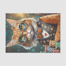 Steampunk Seymour, Cat Deals Poker Seidenpapier