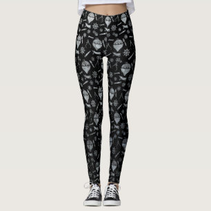 Steampunk Silver Zink Heißluftballons Leggings