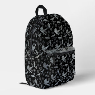 Steampunk-Silver-Zink-Zahnräder und -Individuelle Bedruckter Rucksack