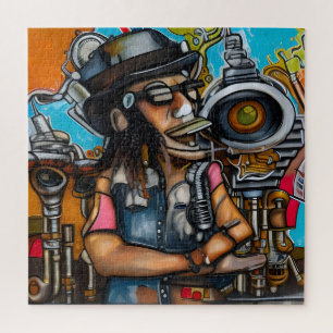 Steampunk Singer in Dreamland Puzzle