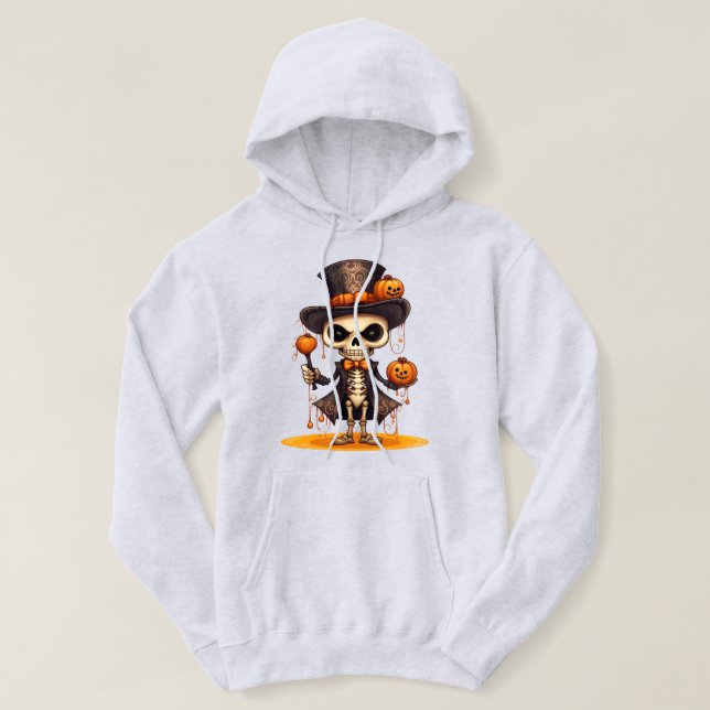 Steampunk Skeleton Hoodie (Design vorne)